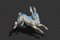 Running Rabbit Brooch