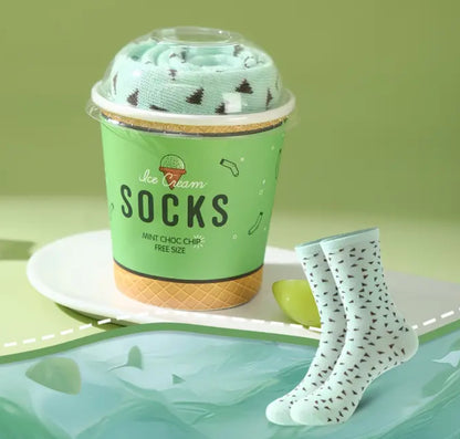 Ice cream socks gift set