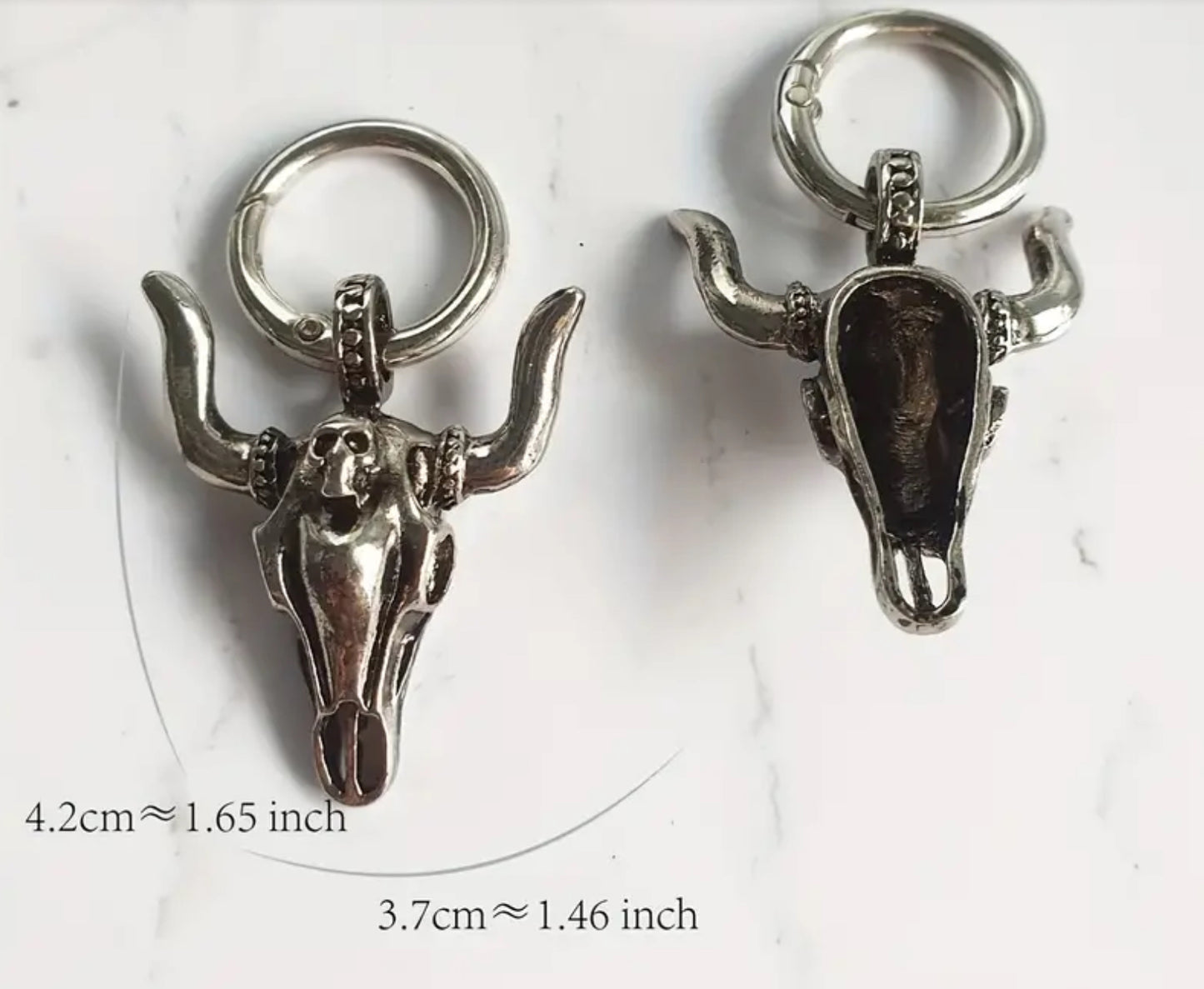 Bull’s Head Shoe Clip-on Charms