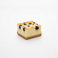 Baked Organic Blueberry Cheesecake Slice (Finger-food serving)