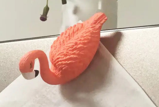 Pink Flamingo Fridge Magnet