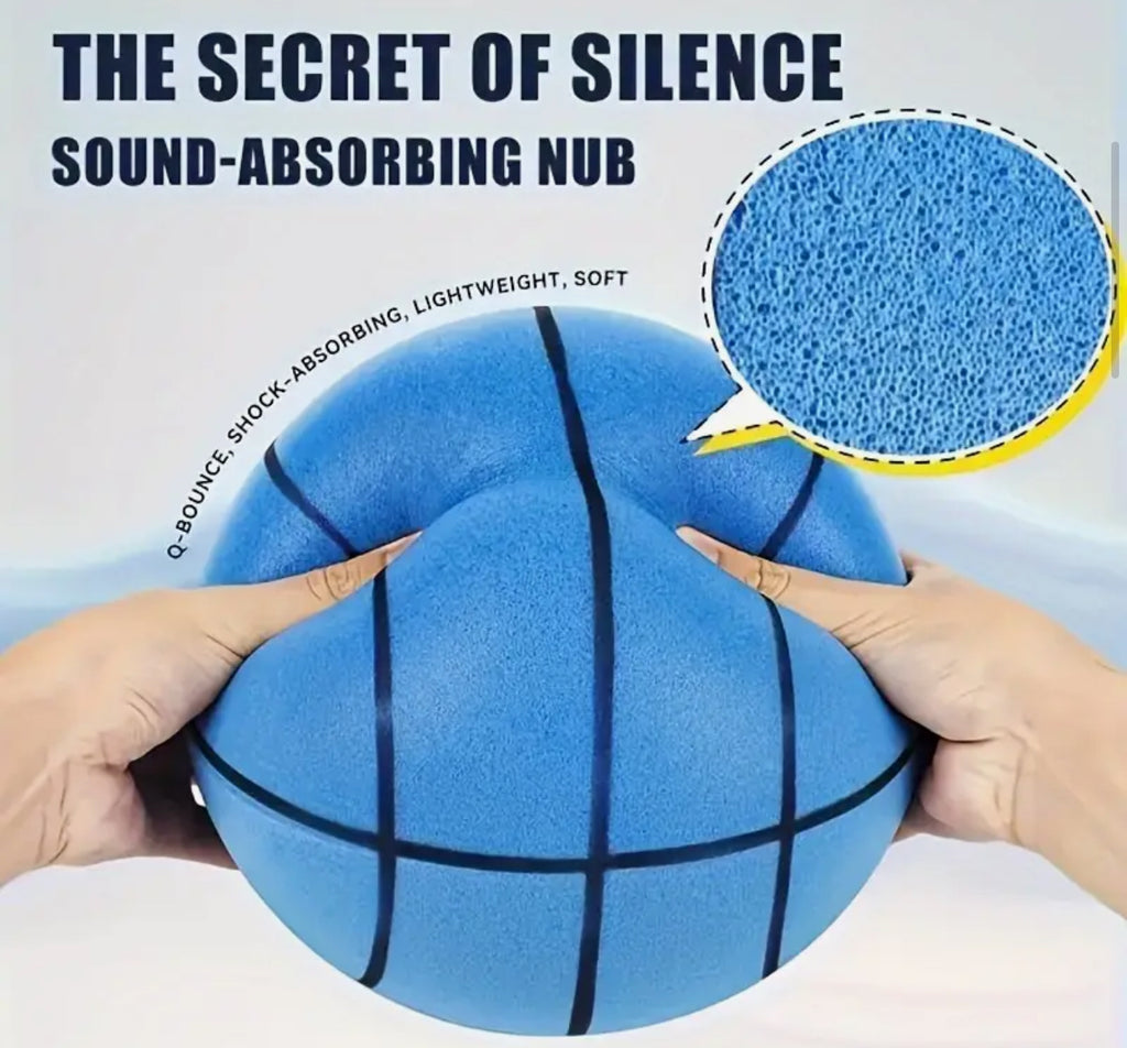 Ballon de basket à rebond silencieux 18 cm
