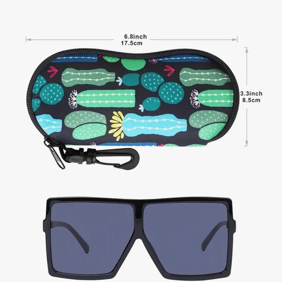Étui à lunettes Cactus