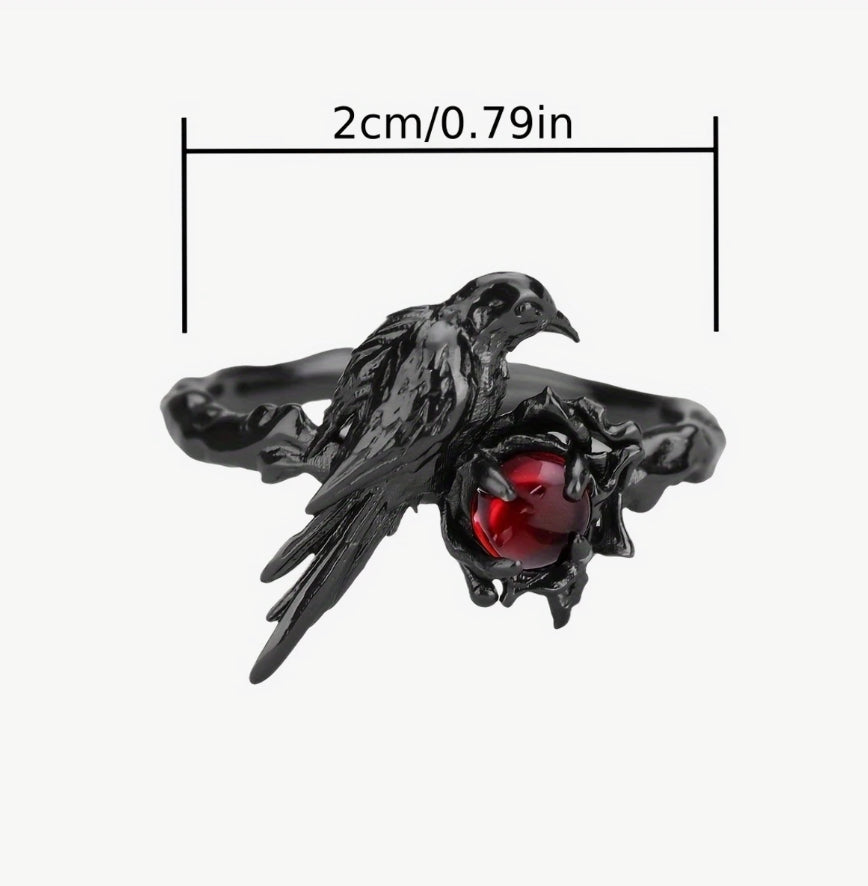 Bague du corbeau noir