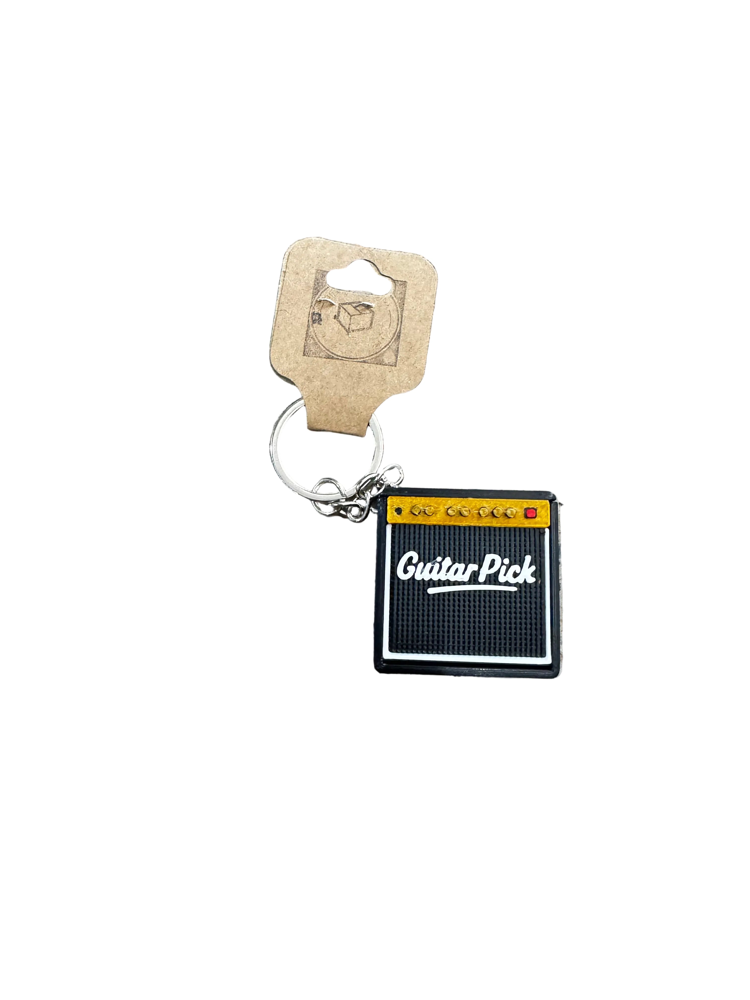 Guitar Pick Storage Keychain