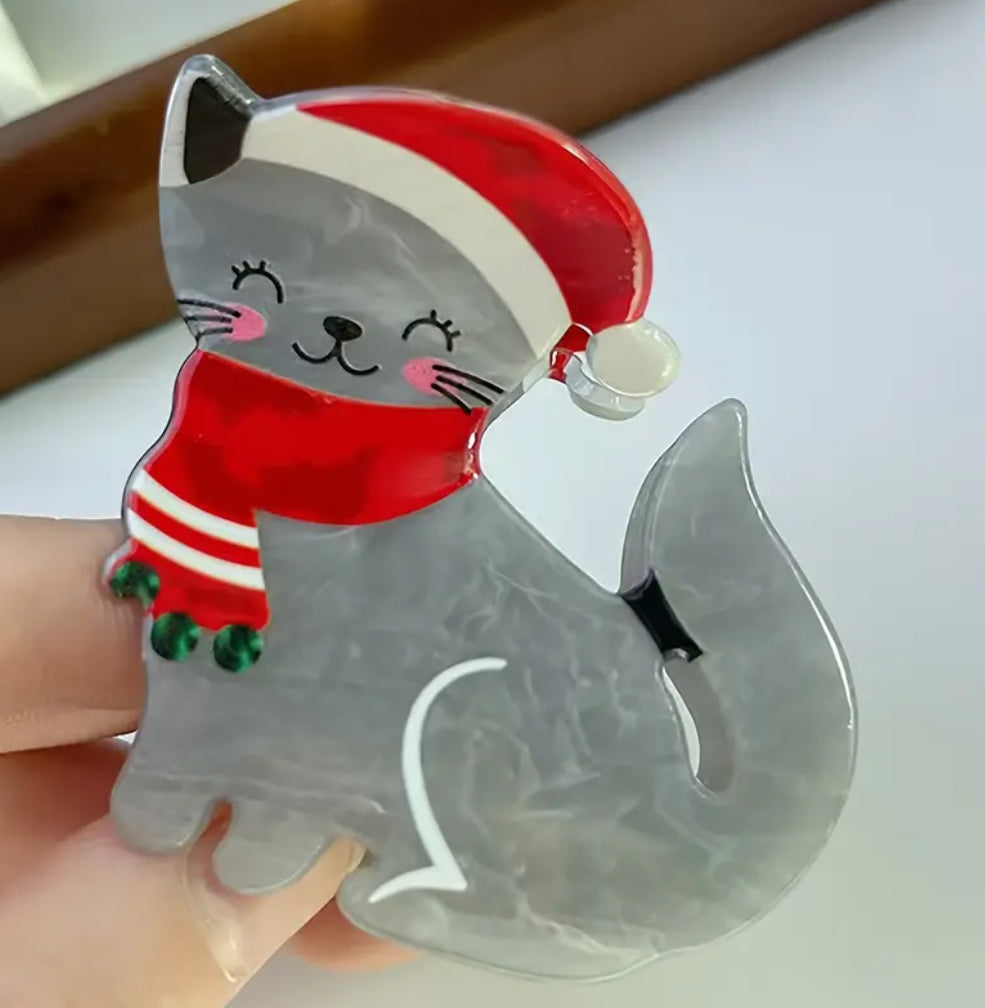 Festive Cat Claw Hair Clip