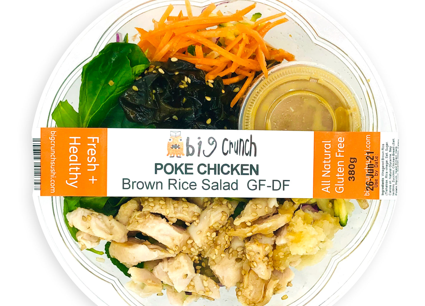 Chicken Brown Rice Poke Bowl 380g