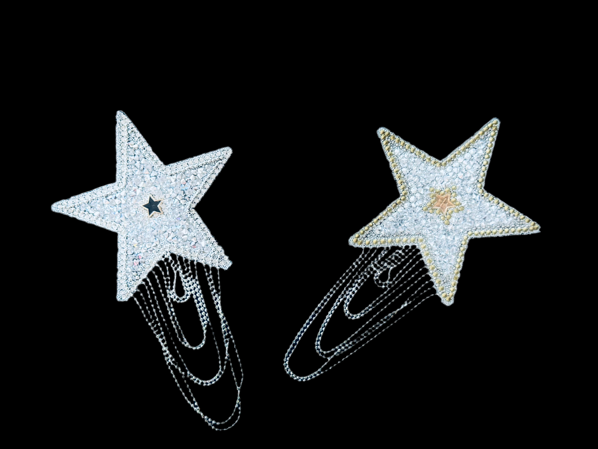 Diamante Star Iron-On Transfer Patch