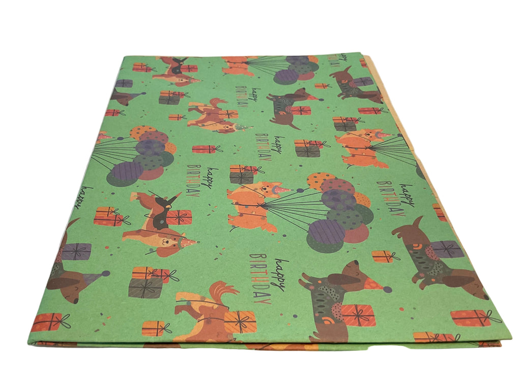 Wrapping paper happy birthday