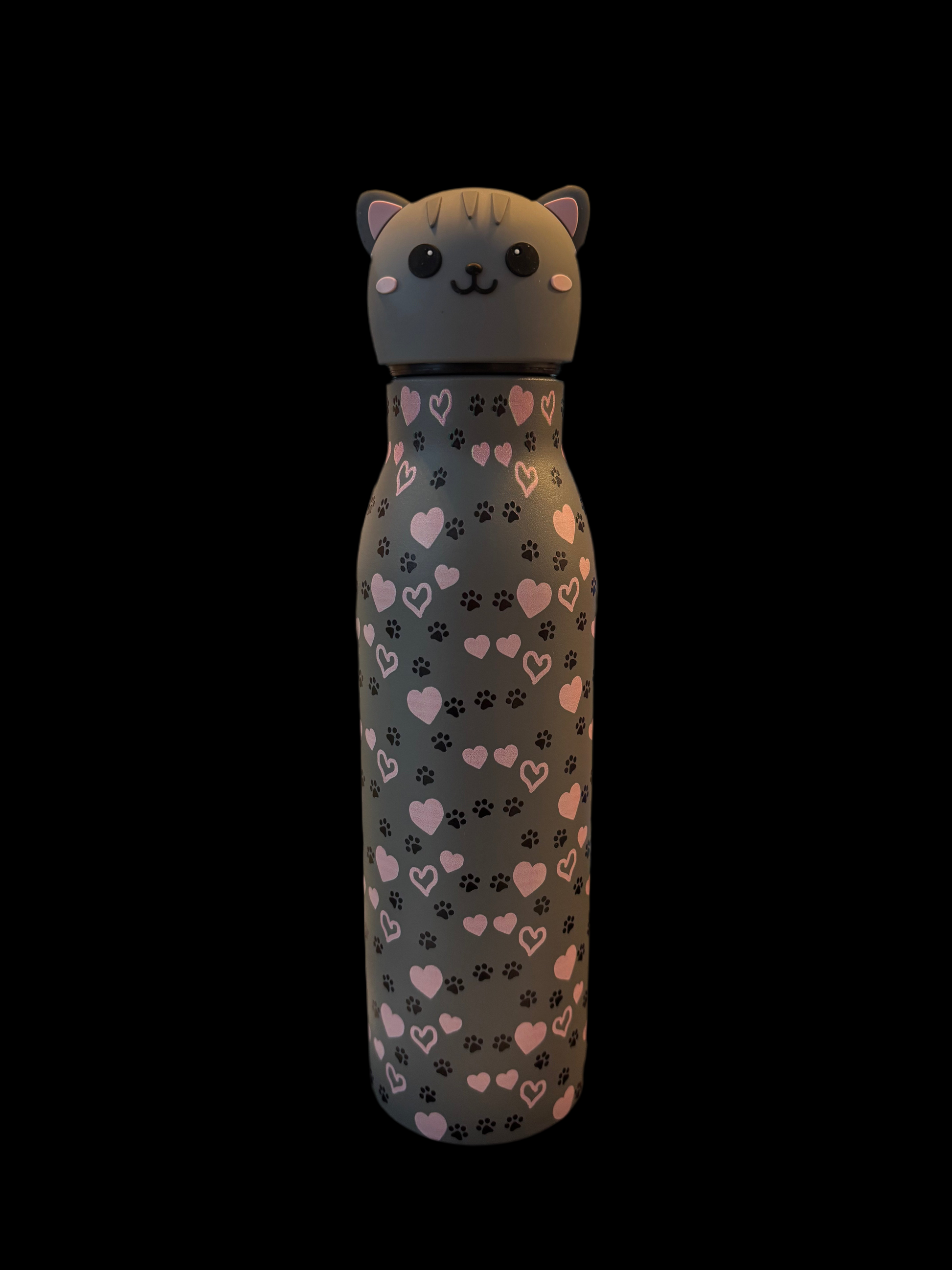 Bouteille d'eau pour chat