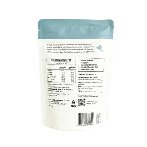 Nomad Hot Chocolate – Bondi Blend 200g