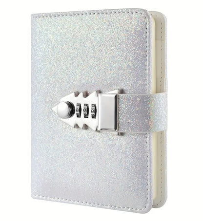 A7 ruled notebook with lock (different colours)