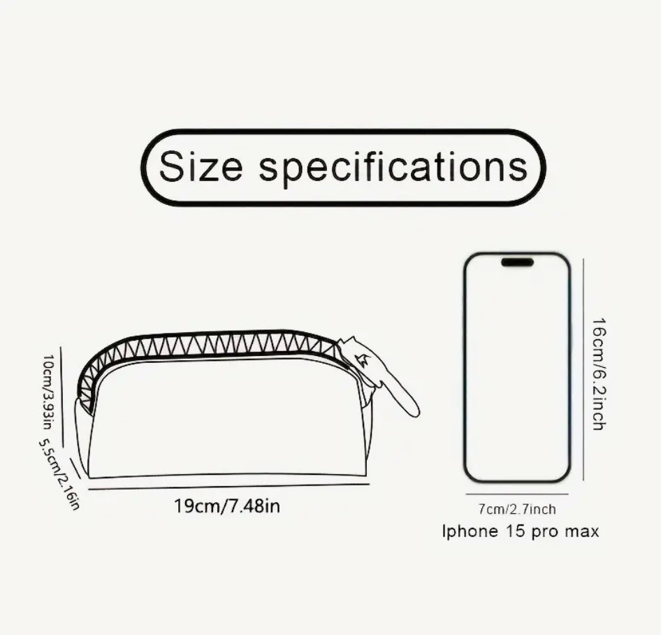 Trousse blanche avec notes de musique