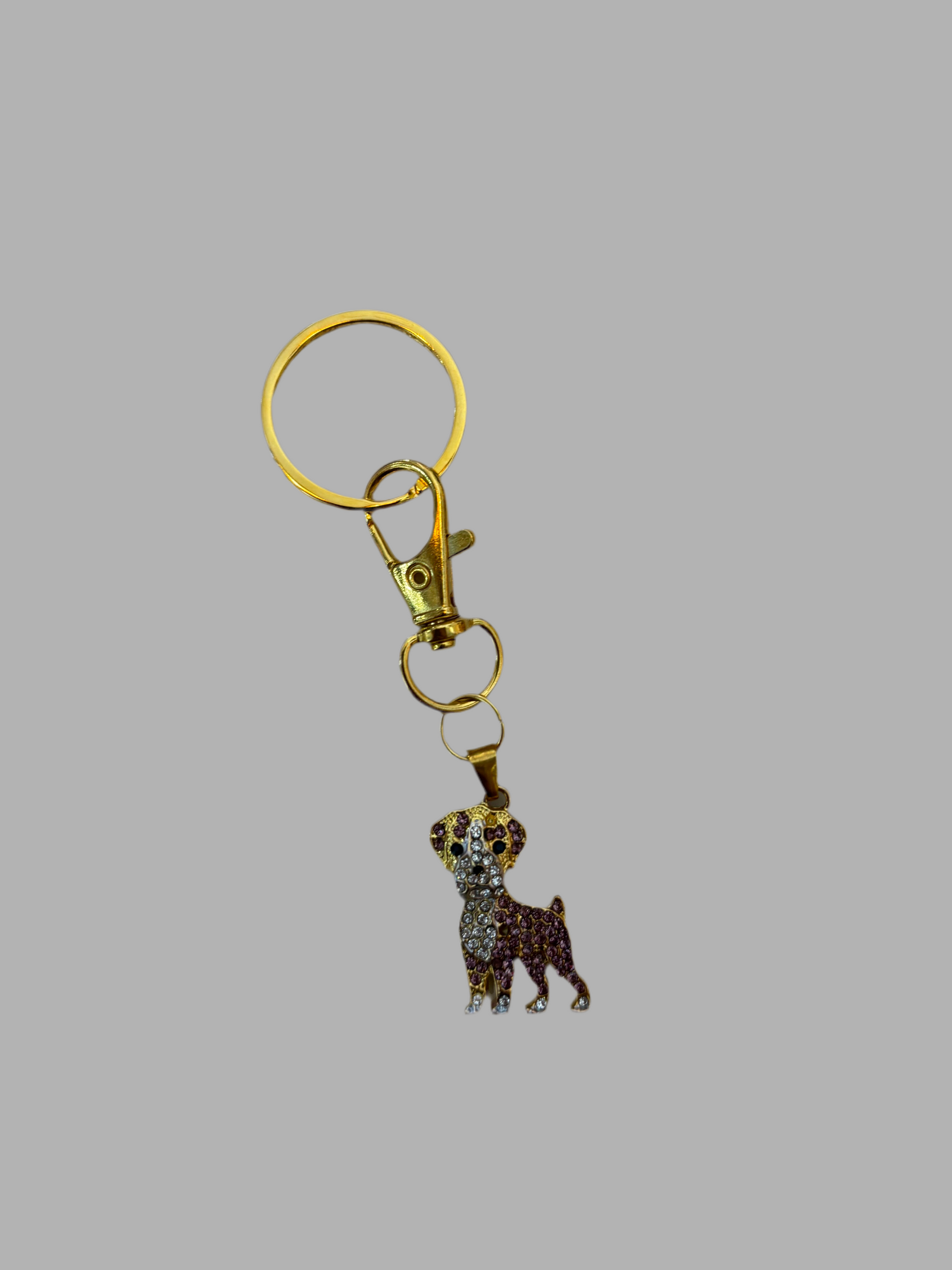 Boxer Dog Keyring