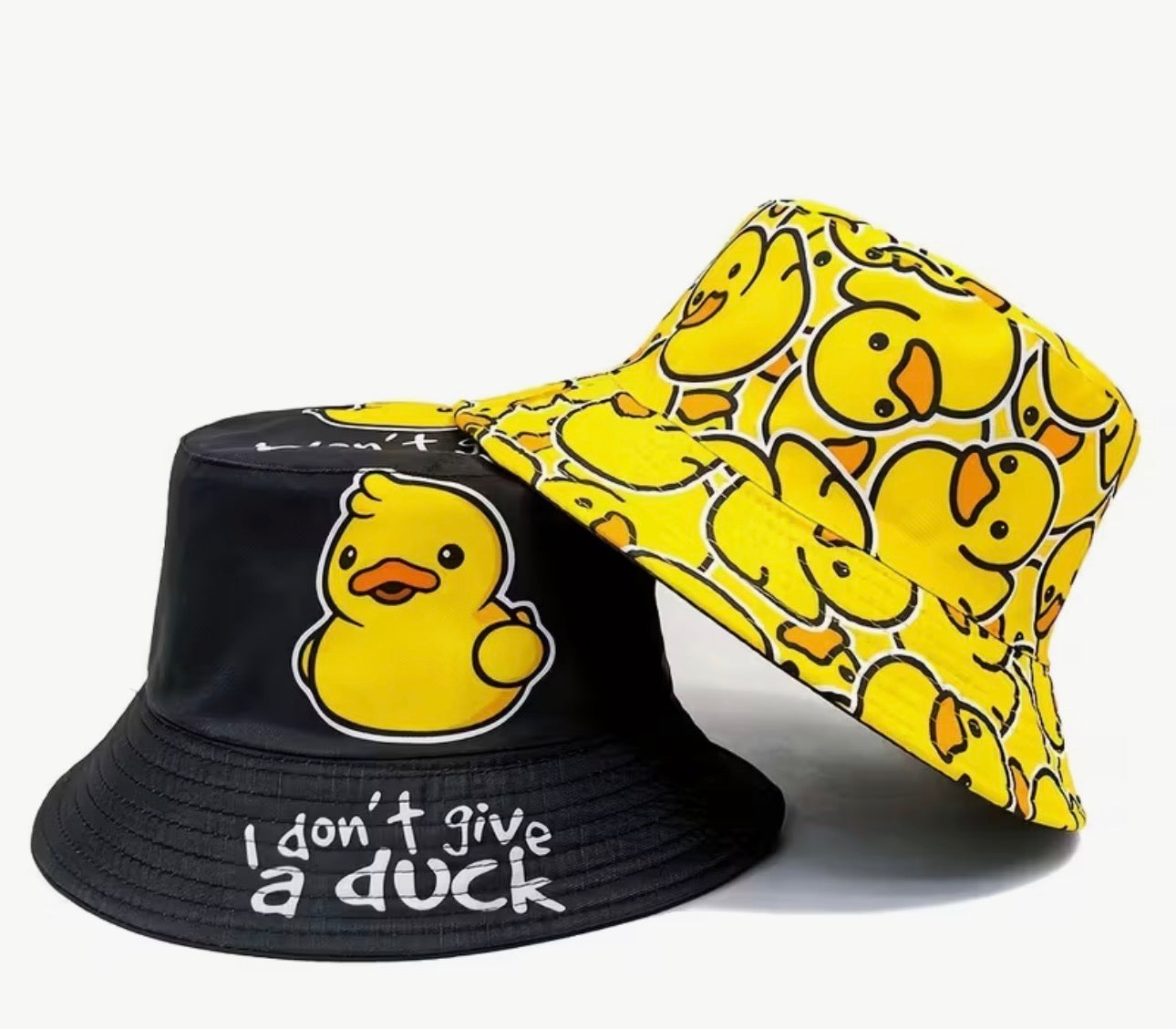 Reversible Yellow Duck Bucket Hat