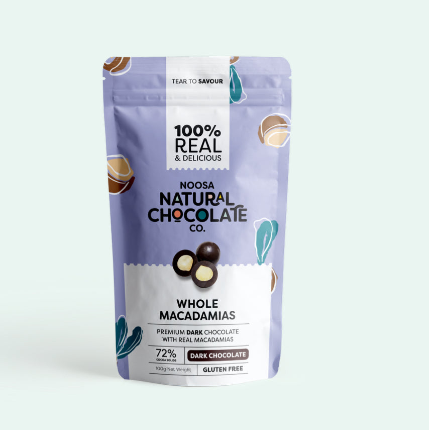 Dark Chocolate Macadamias 100g