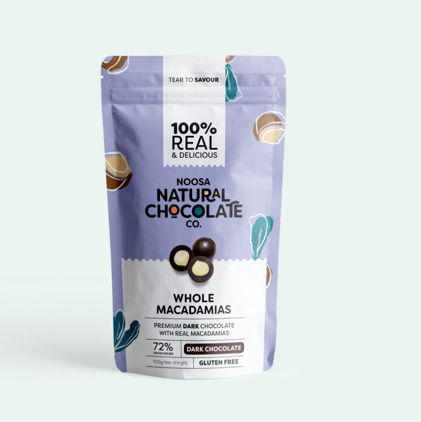 Chocolat noir et noix de macadamia 100 g