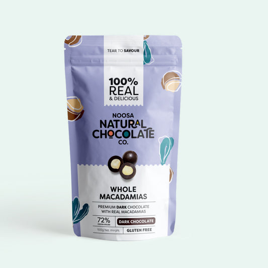 Dark Chocolate Macadamias 100g