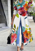 Robe chemise colorée