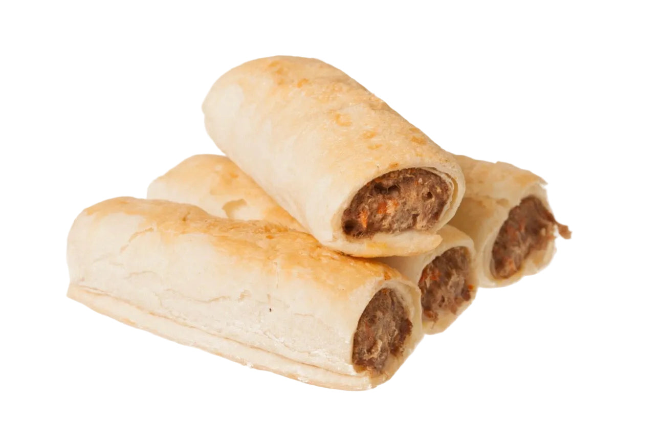 Beef & Carrot Sausage Rolls (4 Pack) GF,DF