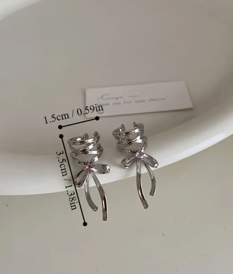Manchette d'oreille en ruban (une paire)