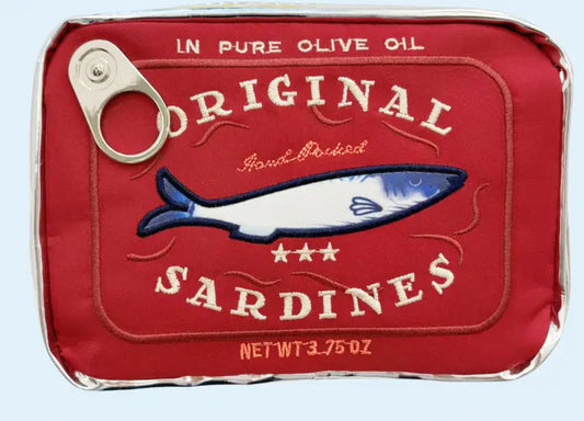 Sardines tin pouch bag (Red)