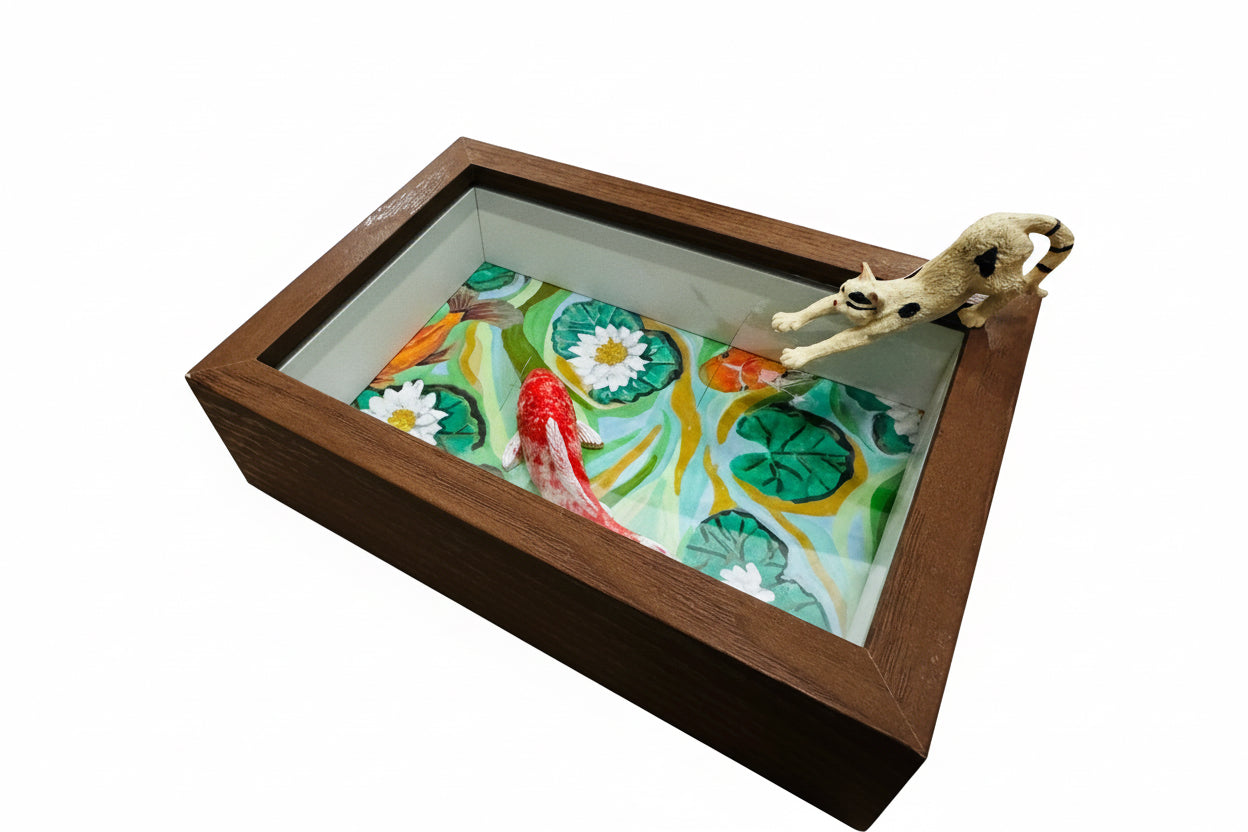 ART &  CRAFT CAFE- Create a 3D picture in Frame Box