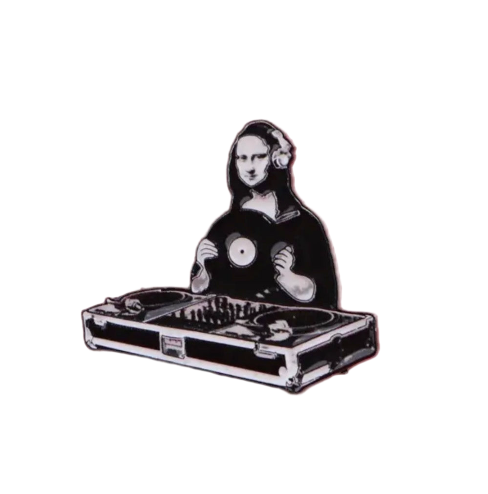 Mona Lisa Enamel Pin