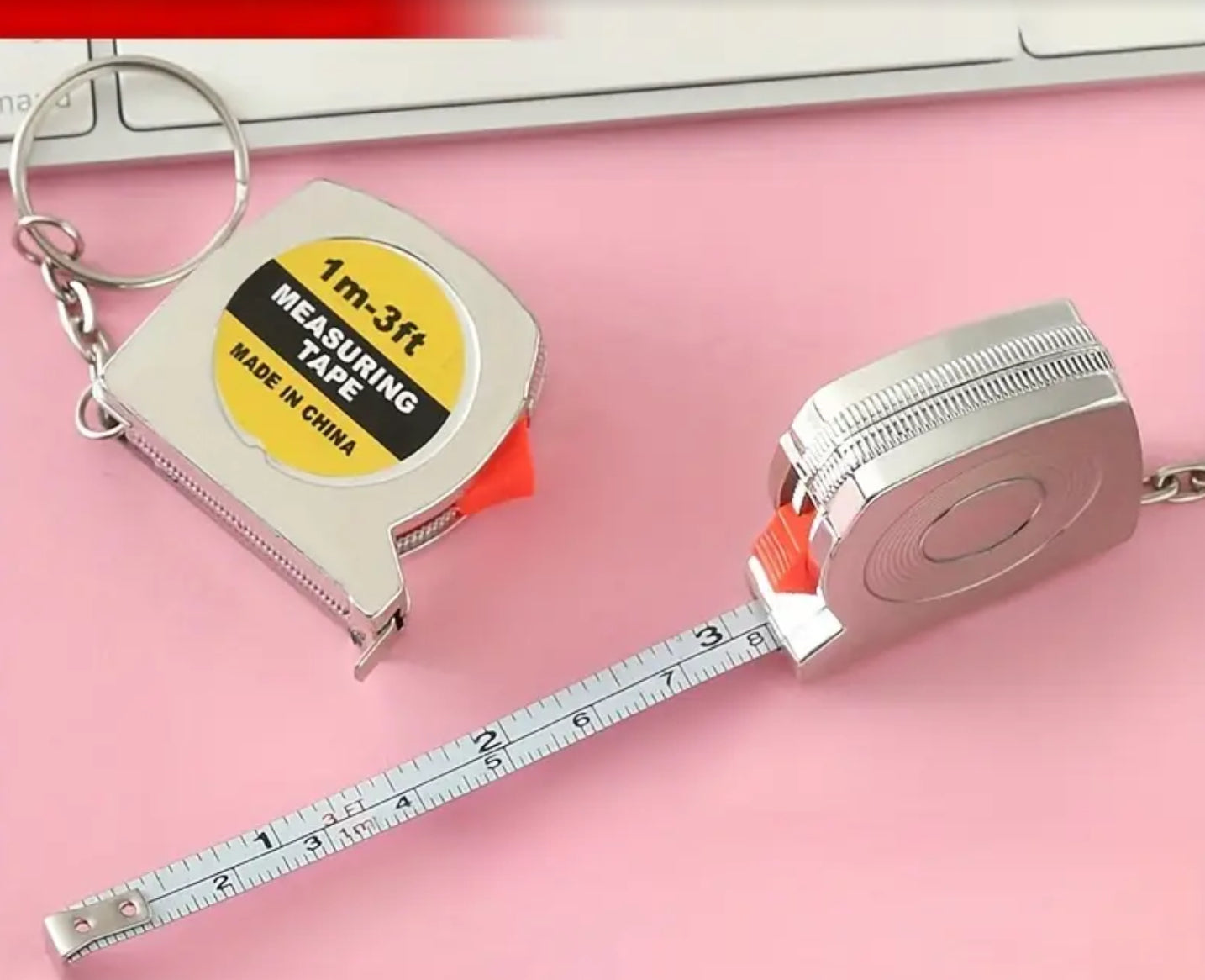 Measuring tape Keyring