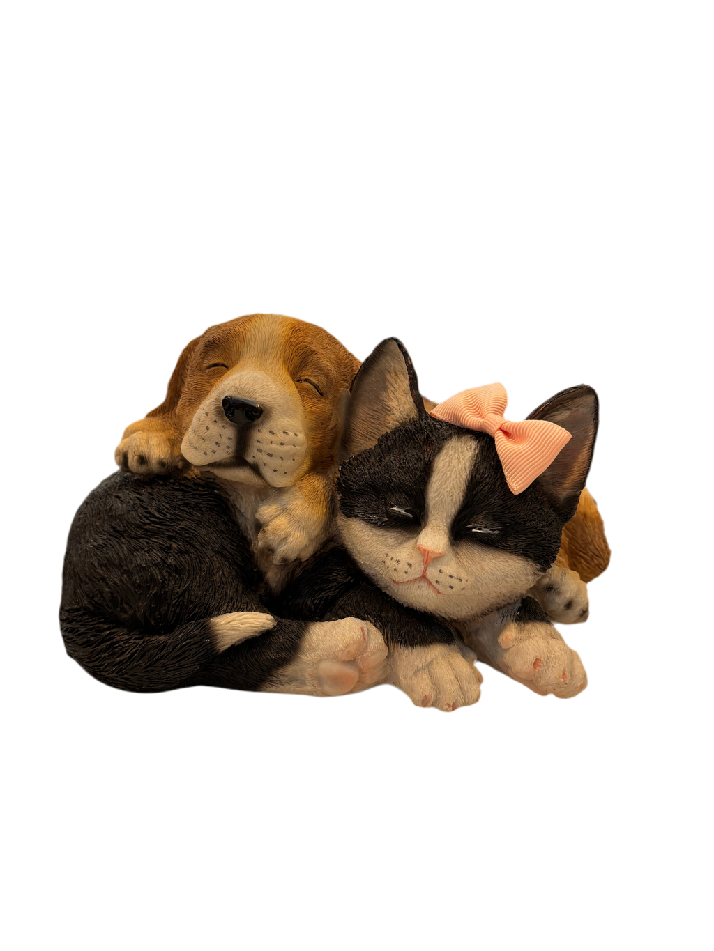 Statue de chat et de chien