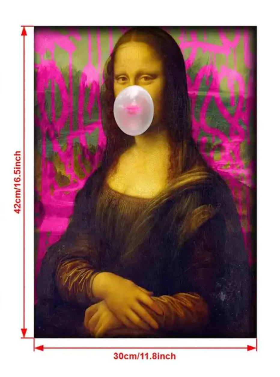 Impression sur toile sans cadre « Rebelle »