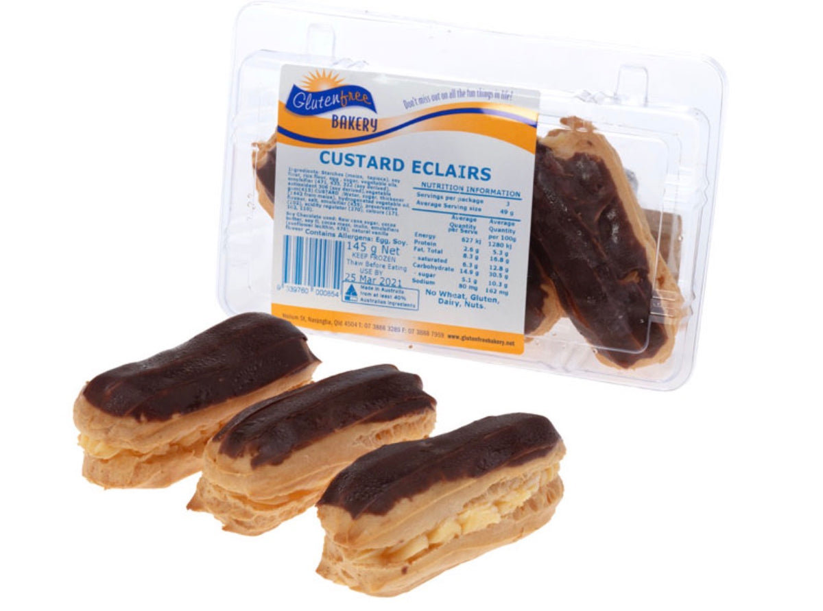 Custard Eclairs ( Individual or Pack of 3)