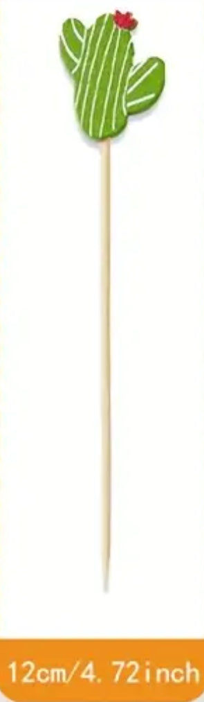 Bâtonnets à cocktail en forme de cactus
