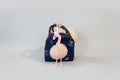 Flamingo Bag and Loofah Scrub