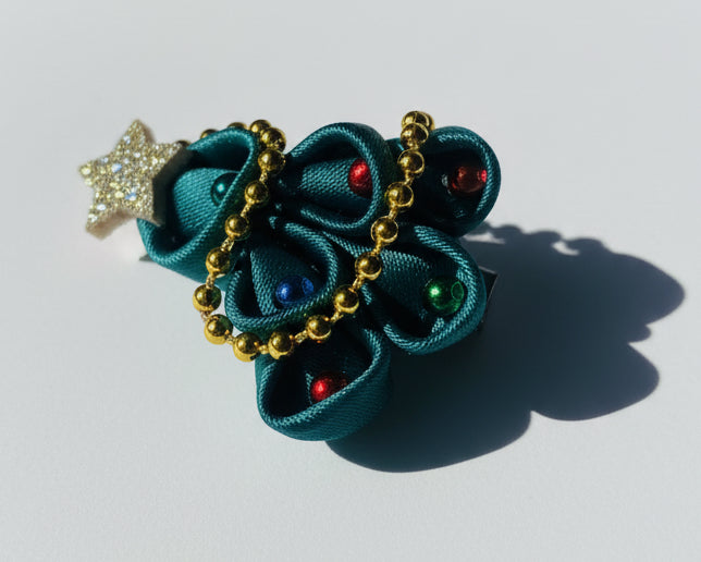 Christmas Tree Hair Clip