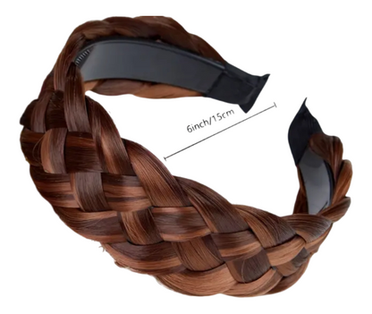 Thick braided hair band