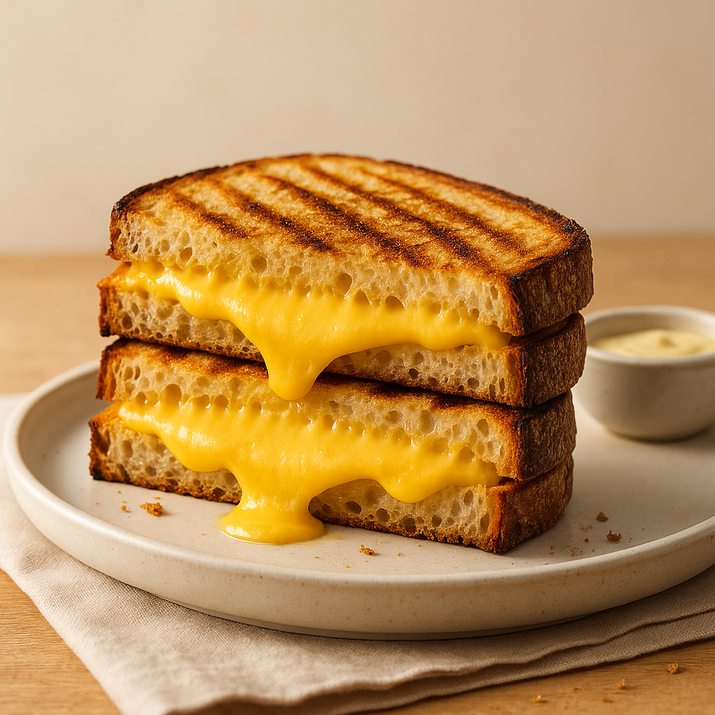 Toast au fromage végétalien