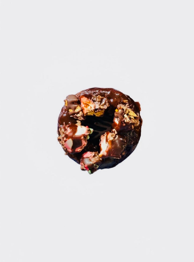 Rocky Road Chocolate Donut ( GF, DF)