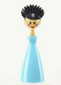Ensemble brosse à récurer et support pour femme