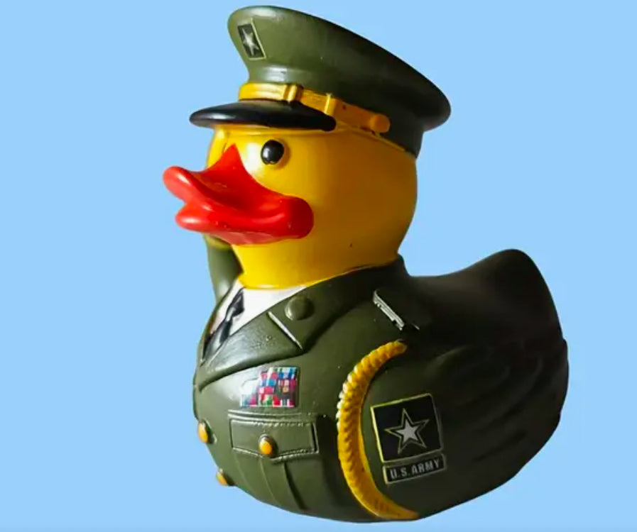 Commandant en résine Canard jaune