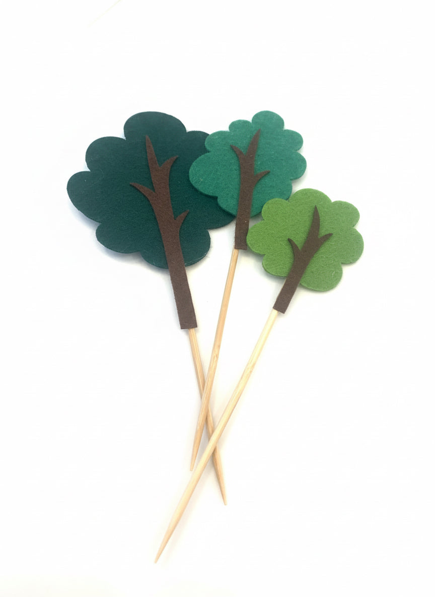 Felt Tree Cake Topper