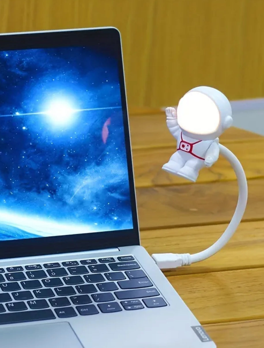 Astronaut voice-activated night light