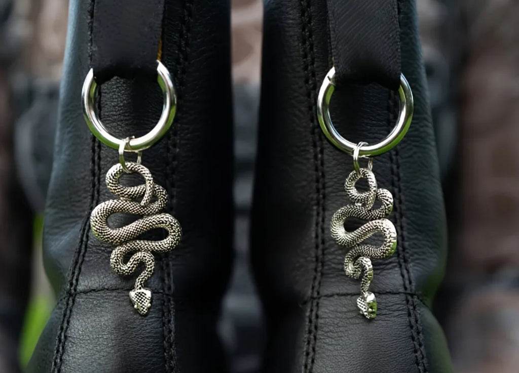 Breloques à clipser pour bottes et chaussures Snakes