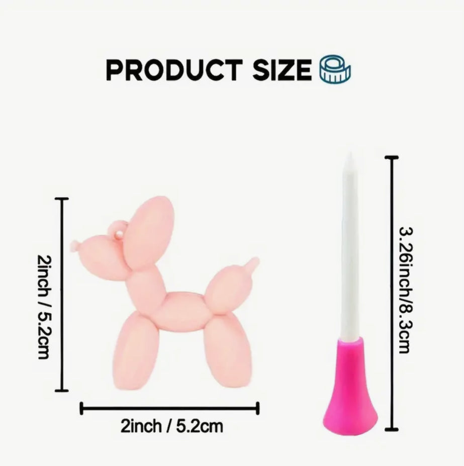 Tee de golf ballon fantaisie pour chien