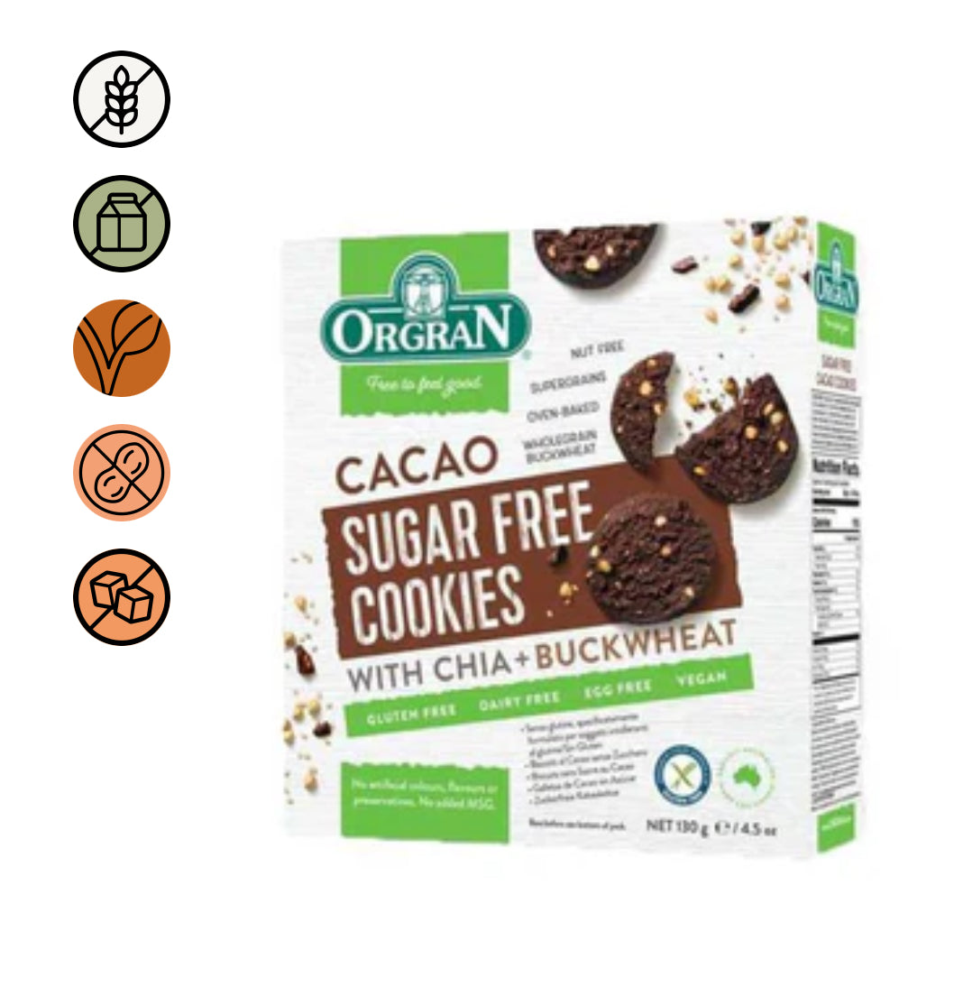 Sugar Free Cacao Cookies 130g