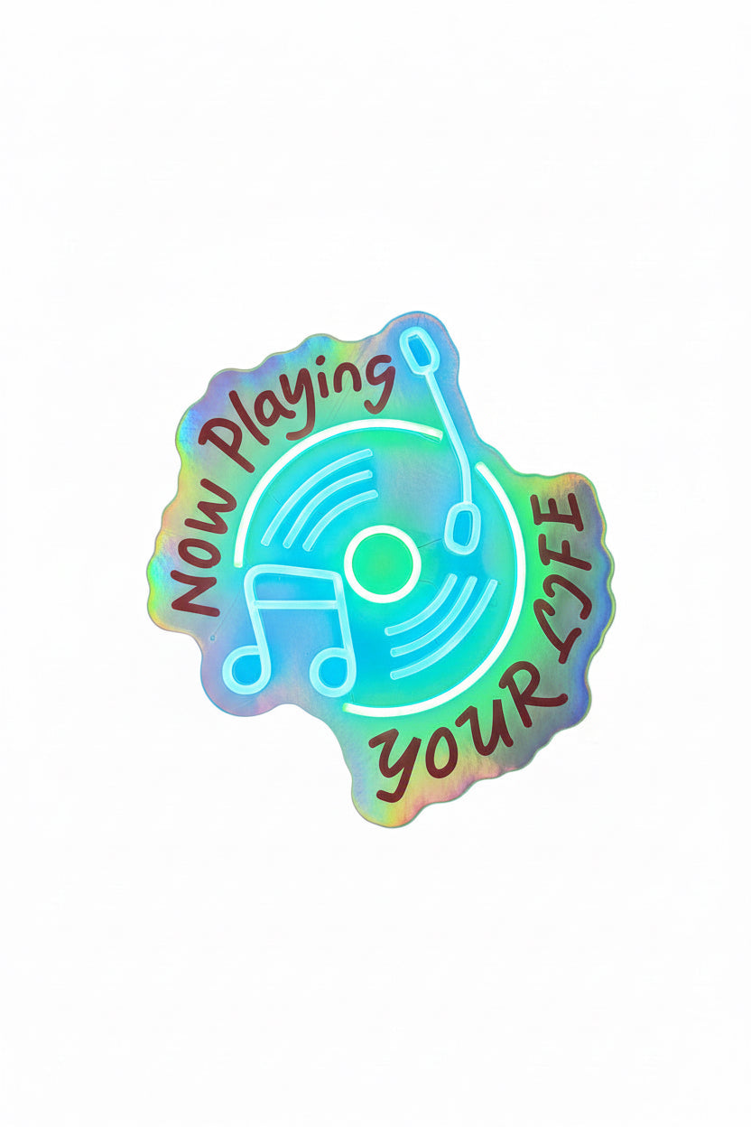 “Now Playing Your Life” Neon Wall Light