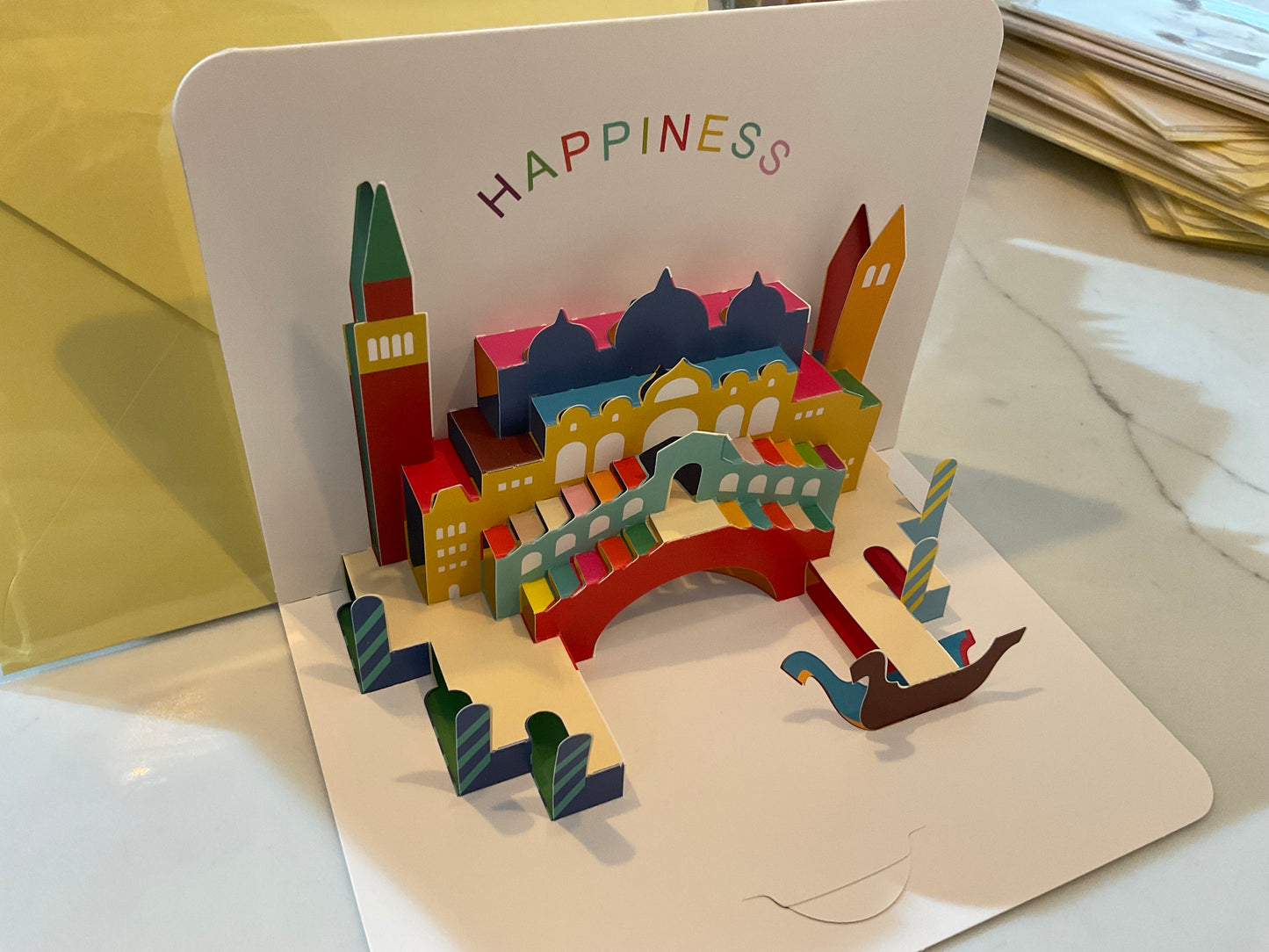 3D Pop-Up Greeting Card-Venice