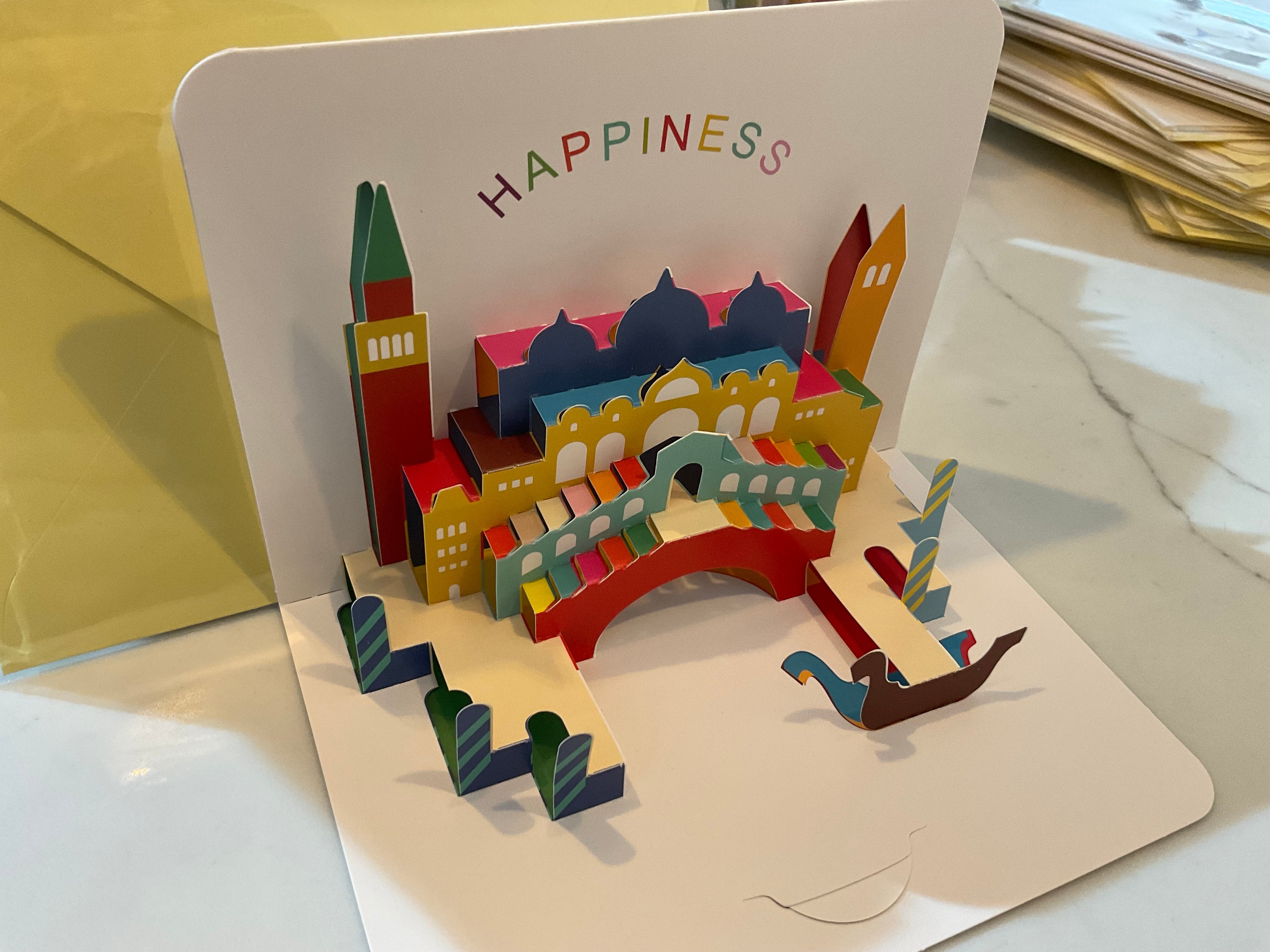 3D Pop-Up Greeting Card-Venice