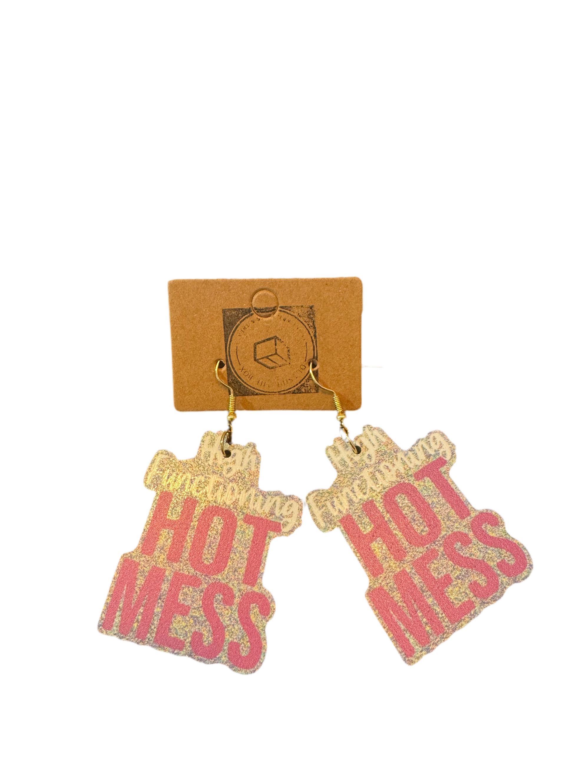 Boucles d'oreilles Hot Mess