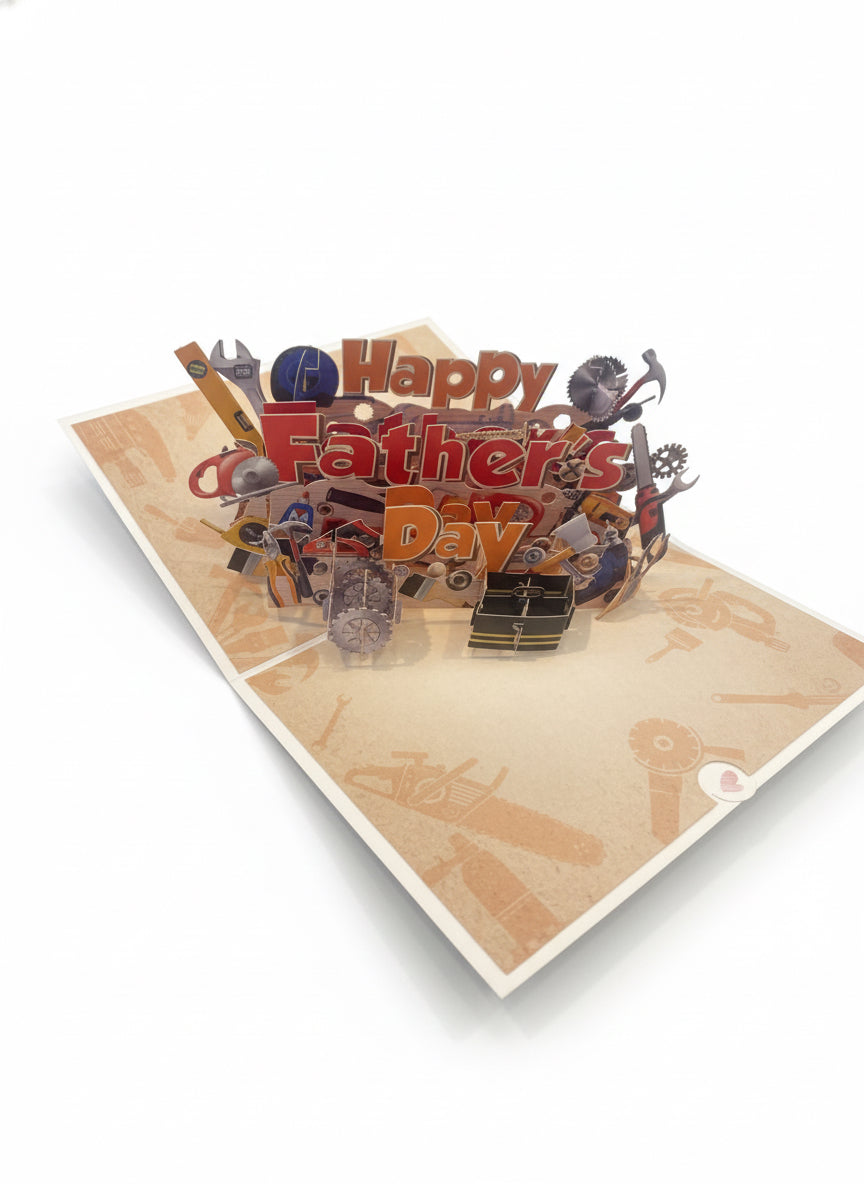 Fathers Day pop up card
